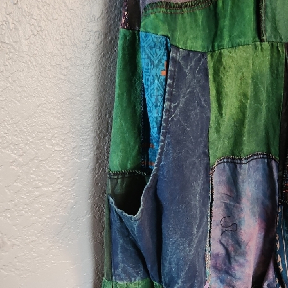 Africway Vibrant Patchwork Overalls - image 4